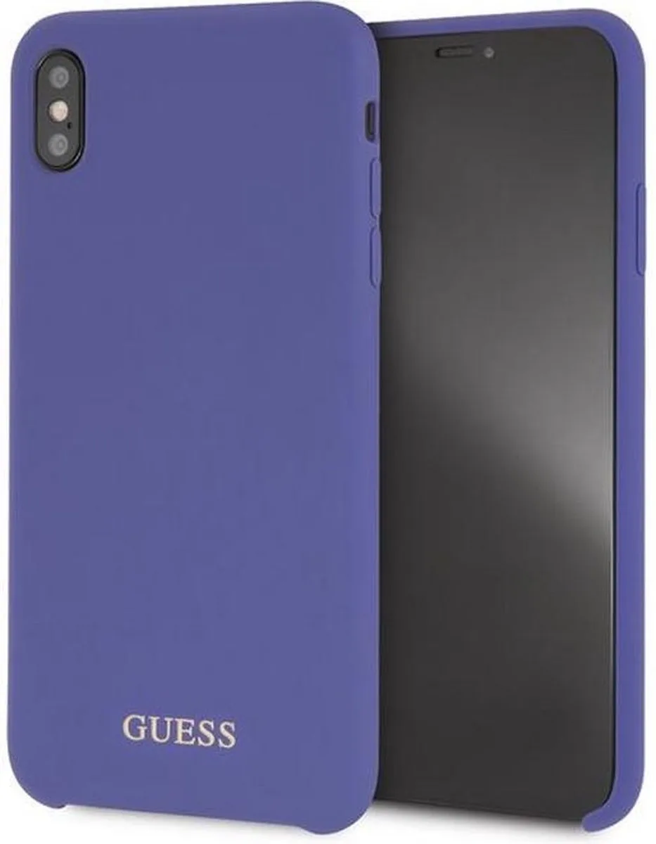 Silicone HardCase voor Apple iPhone XR (6.1") by Guess in Purple – product photo