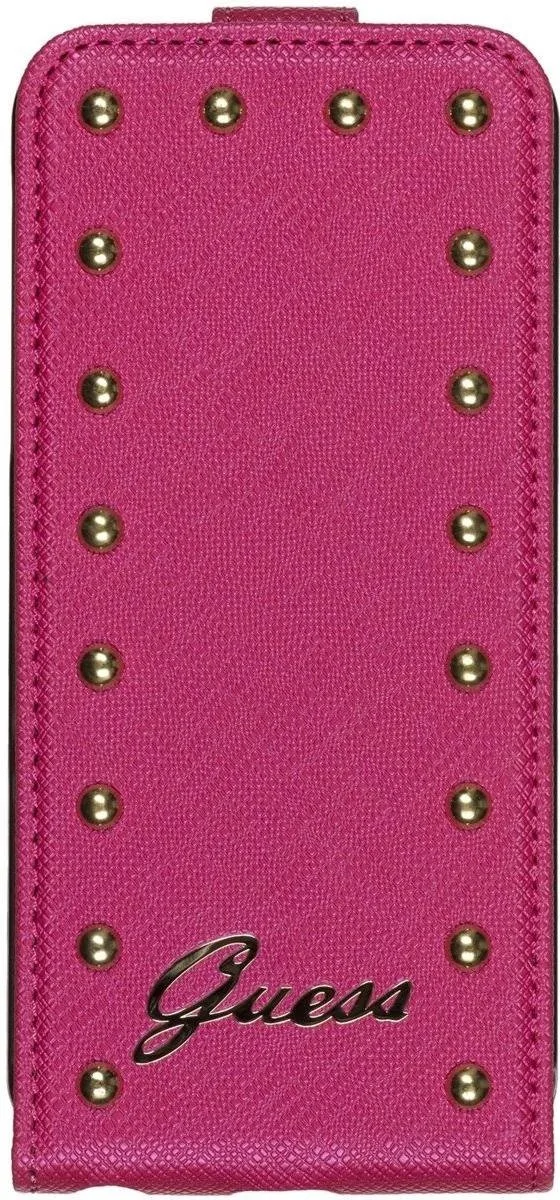 Studded Flip Case - iPhone 5 / 5s van Guess in Roze – productfoto