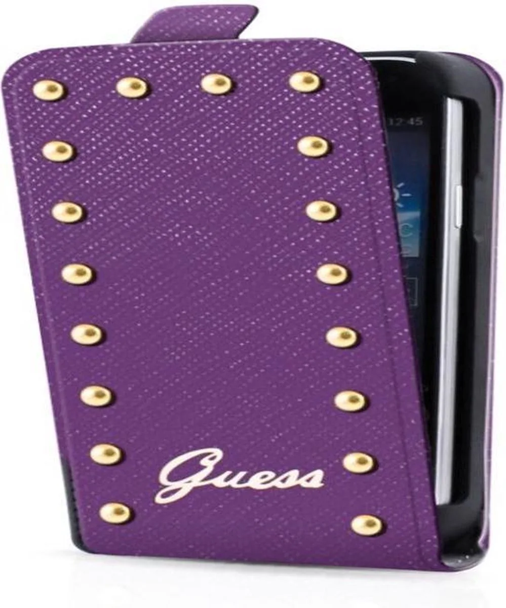 Studded Flip Case - Samsung Galaxy S4 fra Guess i Lilla – produktbillede