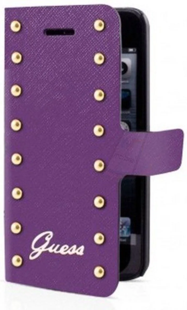 Studded Folio Case - Samsung Galaxy S4 van Guess in Paars – productfoto