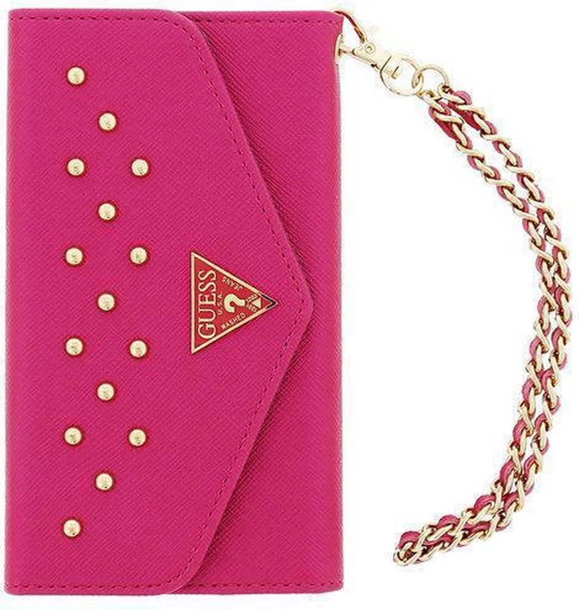 Studded HTC One M8 Clutch Case Pink van Guess in Roze – productfoto