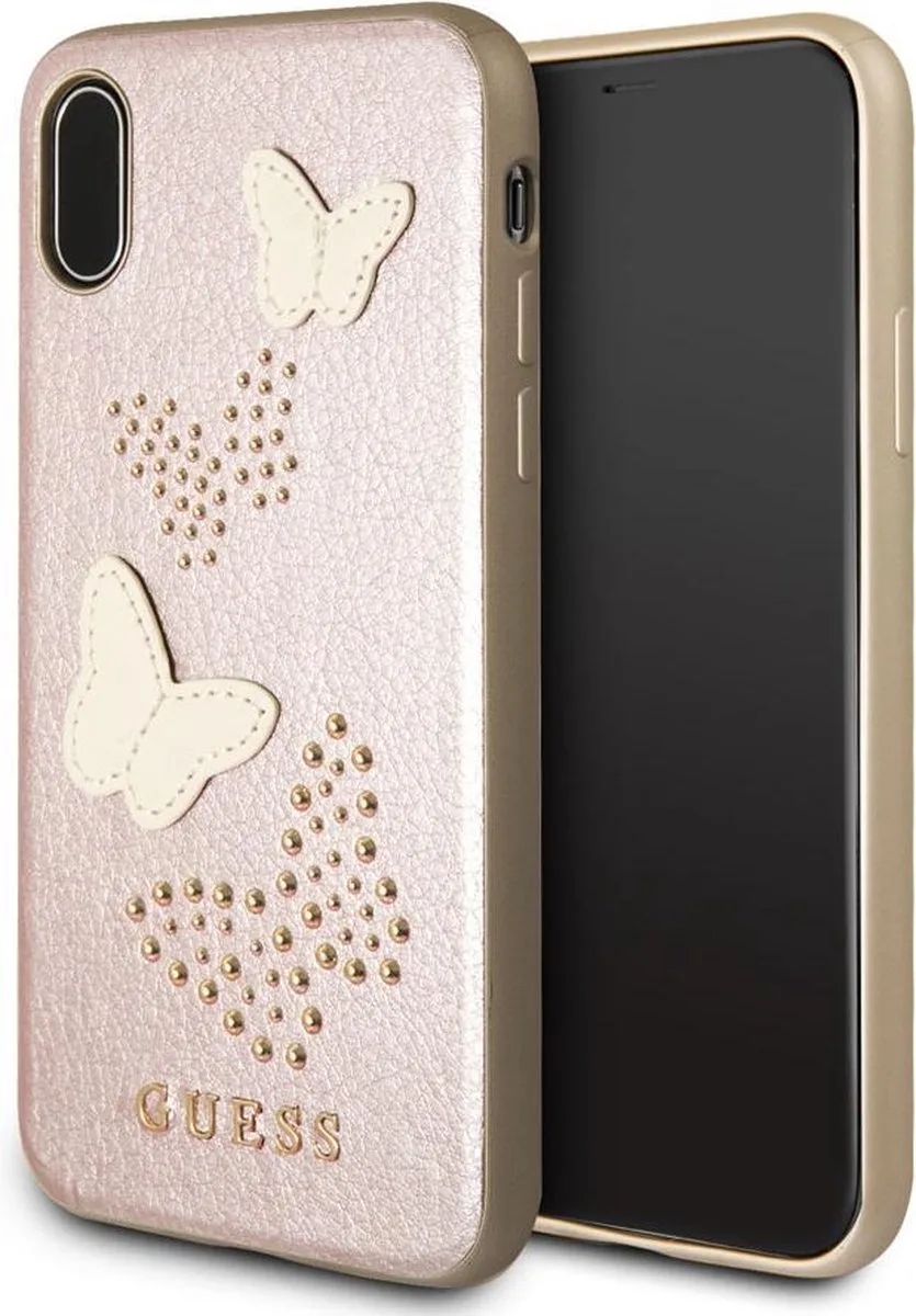 Studs & Sparkle Design Hardcase Apple iPhone X/XS (5.8'') - Roségoud de Guess en Rose Goud – photo produit