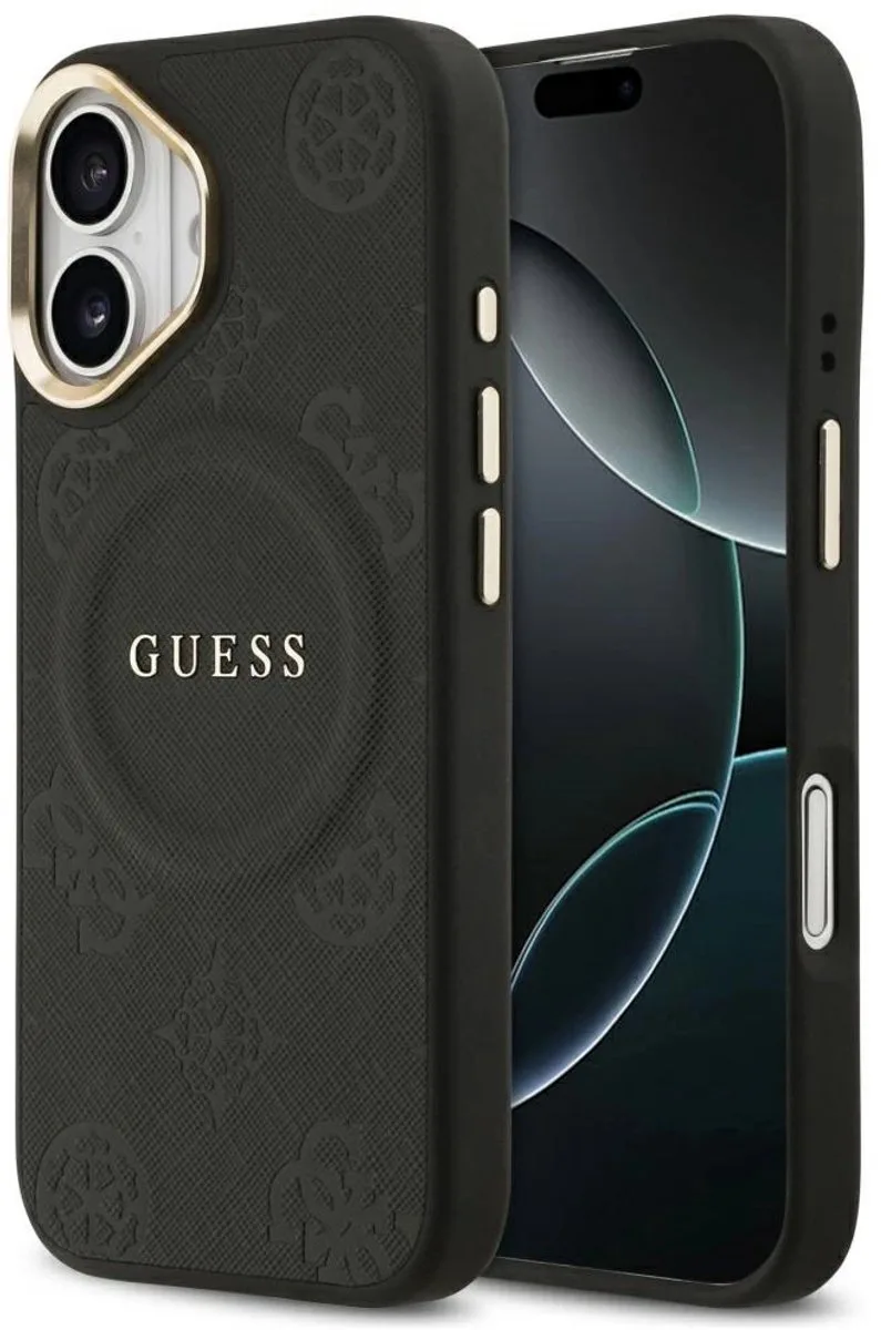 telefoonhoesje voor Apple iPhone 17 - backcover hoesje van Guess in Zwart – productfoto