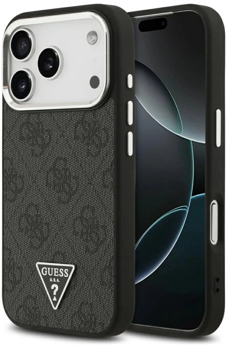 telefoonhoesje voor Apple iPhone 17 Pro - Backcover hoesje von Guess in Schwarz – Produktfoto