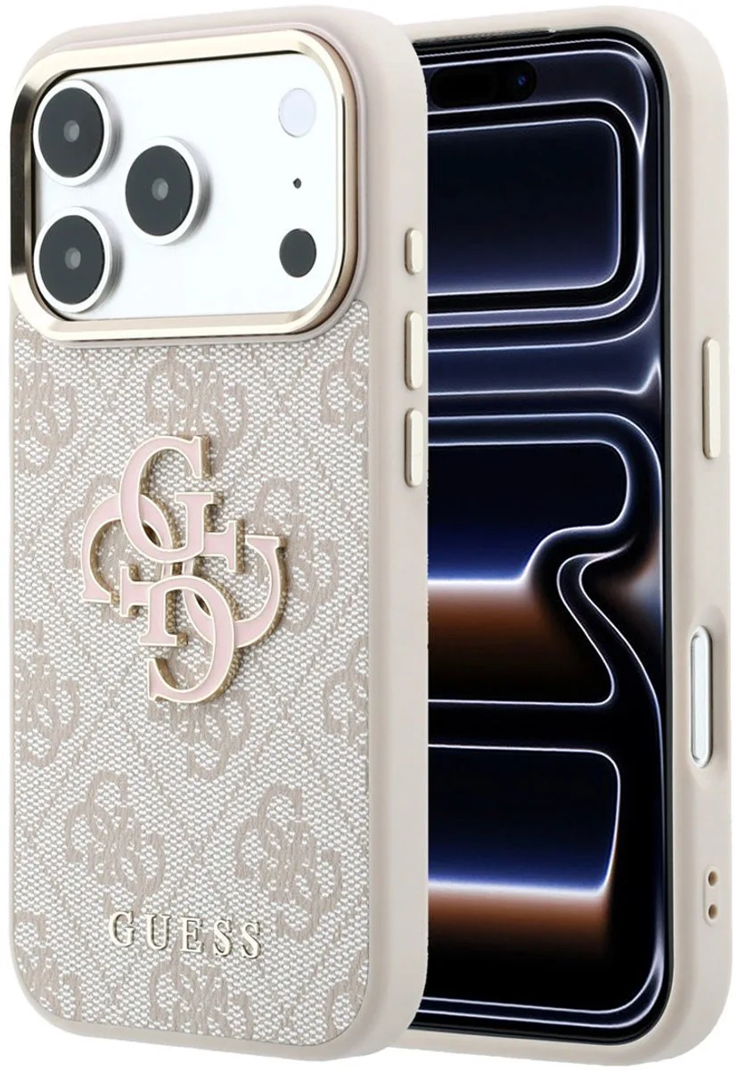 telefoonhoesje voor Apple iPhone 18 Pro - backcover van Guess in Roze – productfoto