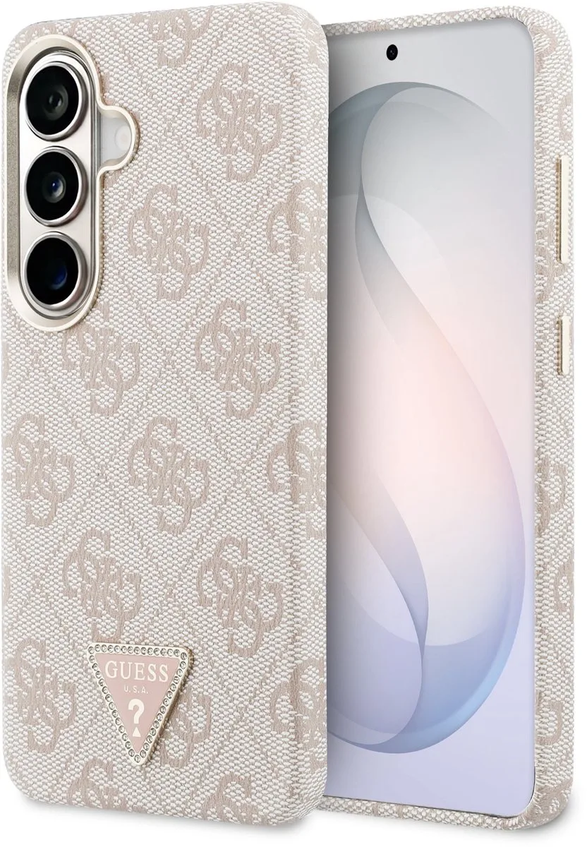 telefoonhoesje voor Galaxy S26 - MagSafe - Pink van Guess in Roze – productfoto