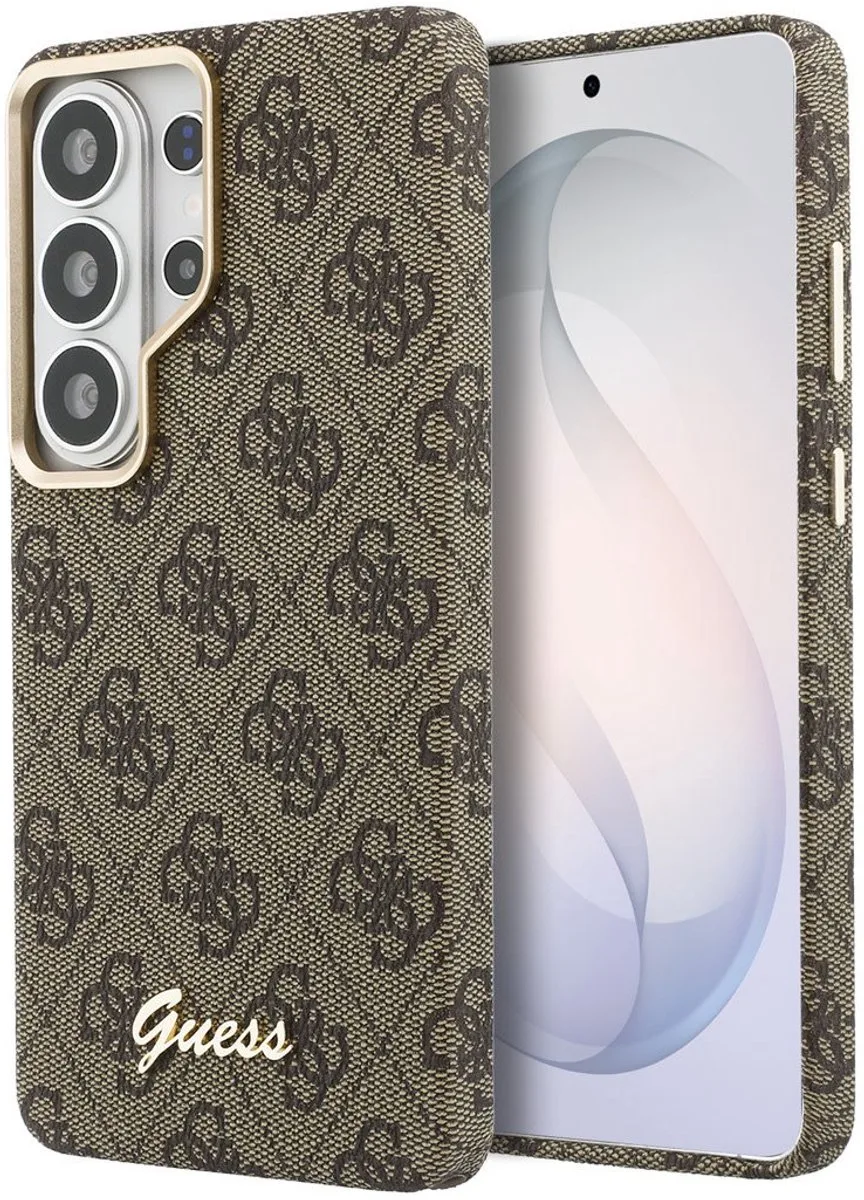 Telefoonhoesje voor Galaxy S26 Ultra - MagSafe geschikt de Guess en Marron – photo produit
