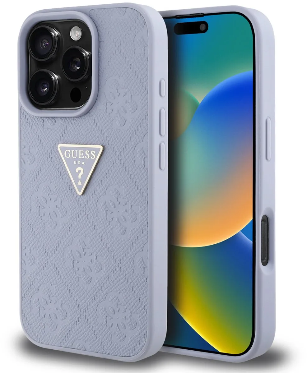 telefoonhoesje voor iPhone 16 Pro Max - slank ontwerp de Guess en Violet – photo produit