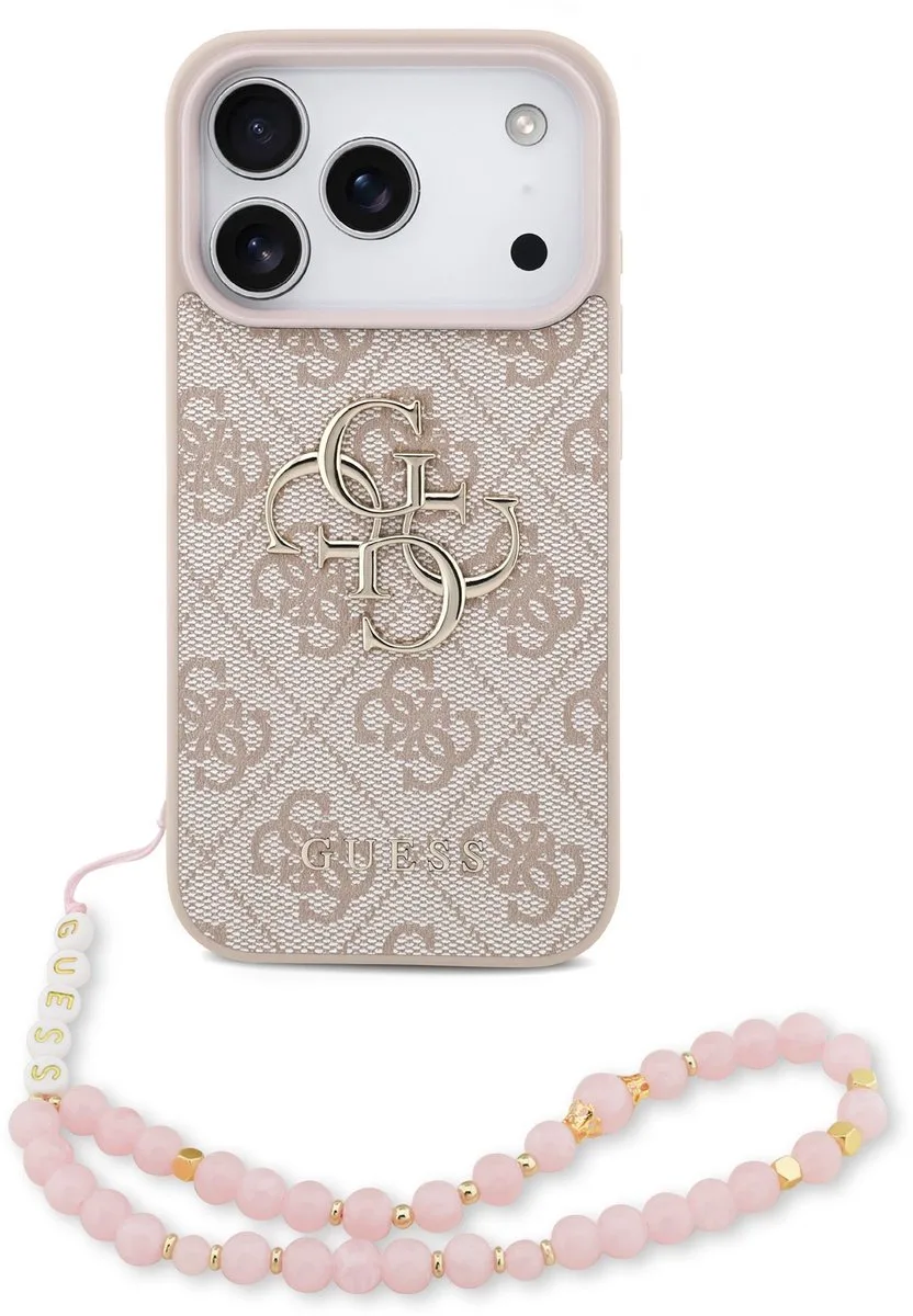 telefoonhoesje voor iPhone 17 Pro - MagSafe geschikt - Pink van Guess in Roze – productfoto