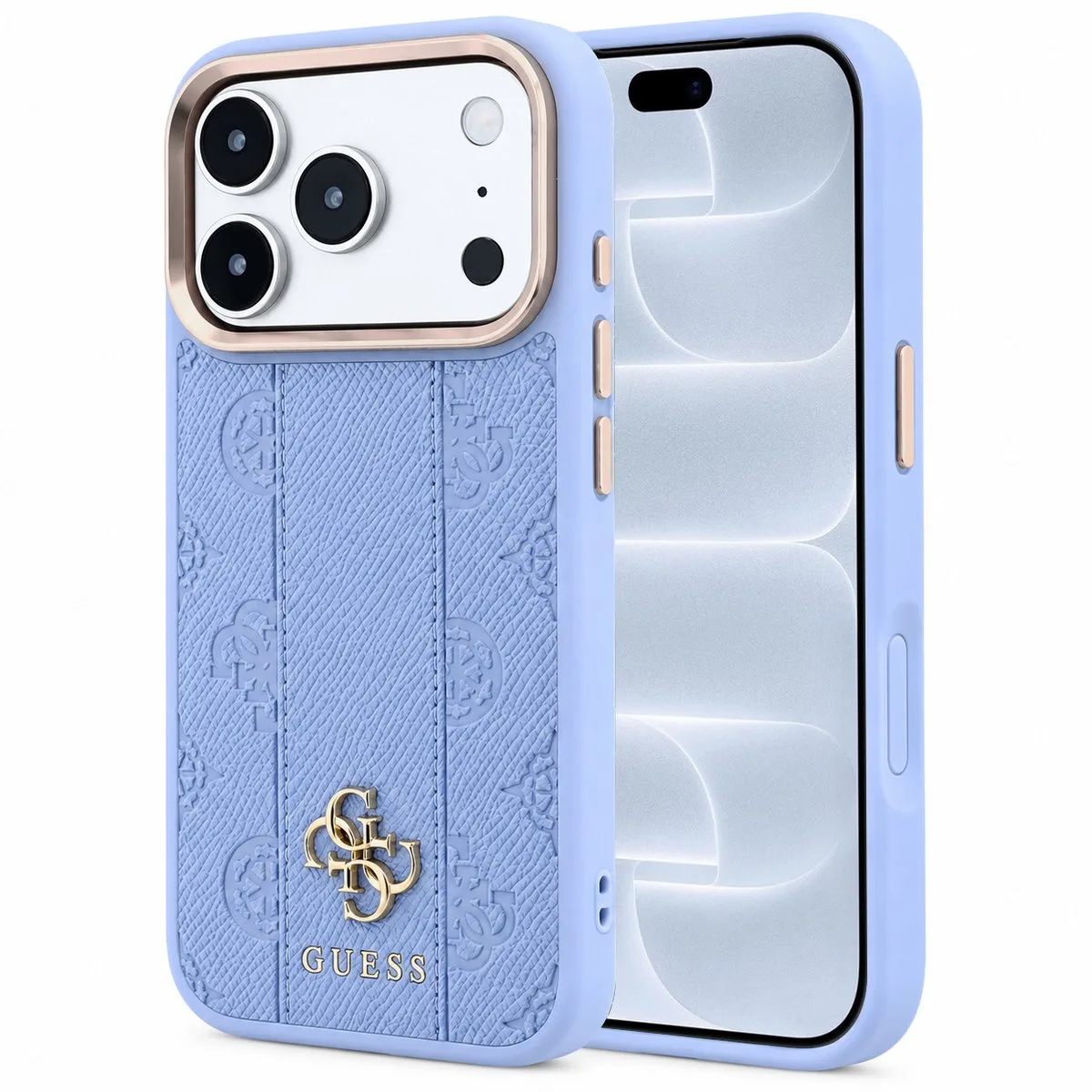 telefoonhoesje voor iPhone 18 Pro - backcover - Lichtblauw van Guess in Blauw – productfoto