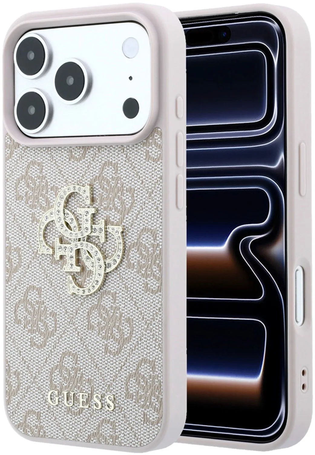 telefoonhoesje voor iPhone 18 Pro / iPhone 17 Pro de Guess en Rose – photo produit