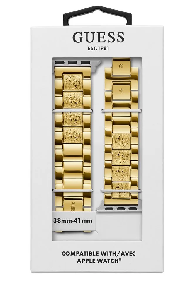 Uhrenarmband GUESS APPLE BAND, Case: 100% Stainless Steel, Armband: 100% Stainless Steel von Guess in Gold – Produktfoto