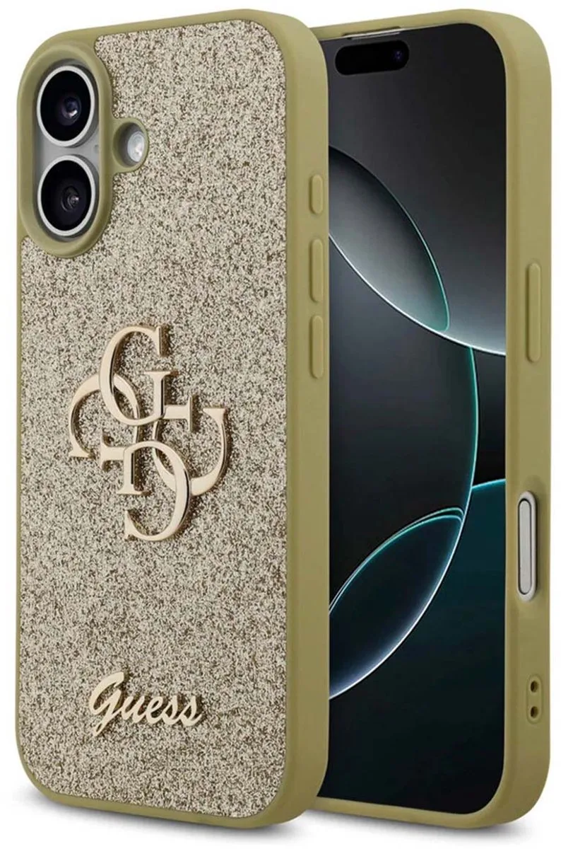 Vaste Glitter Grote 4G Hoesje Voor Iphone 17 Bescherming Goud von Guess in Gold – Produktfoto