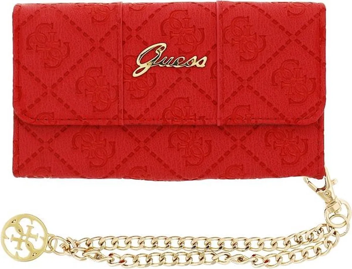 Wallet Clutch Case - iPhone 5 / 5S von Guess in Rot – Produktfoto
