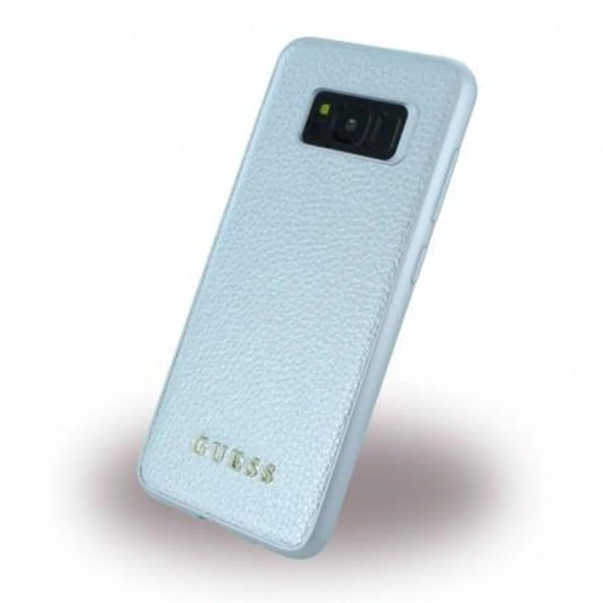 Zilver hoesje van Guess - Backcover de Guess en Iridescent – photo produit