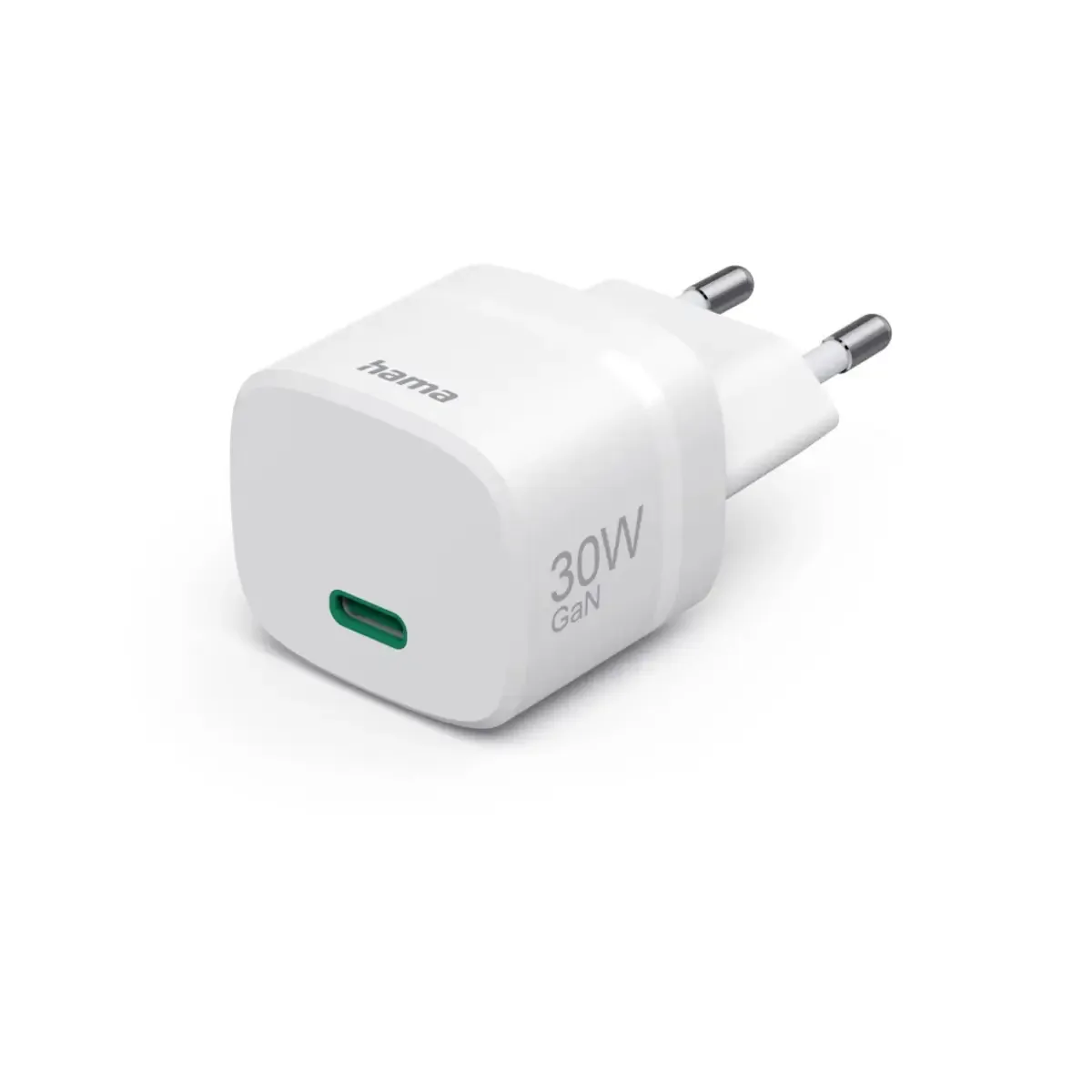 Chargeur USB 30 W Quick Charge 3.0, Quick Charge 2.0 GaN fra Hama i Hvid – produktbillede