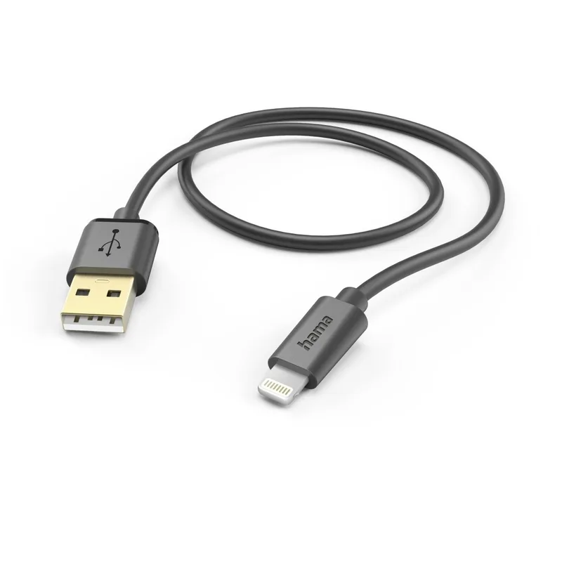 Charging Cable USB-A Lightning 1.5 m Oplader Zwart by Hama – product photo