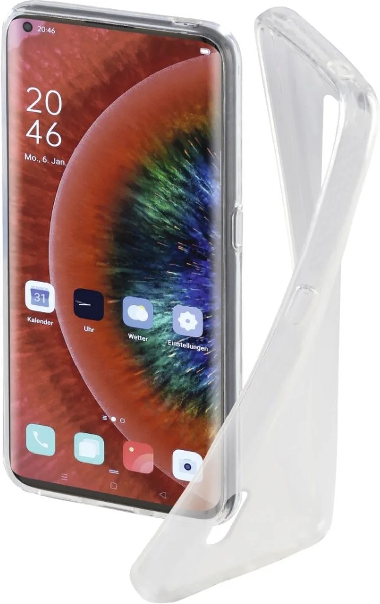 Cover Crystal Clear Voor Oppo Find X2 Pro van Hama in Transparant – productfoto