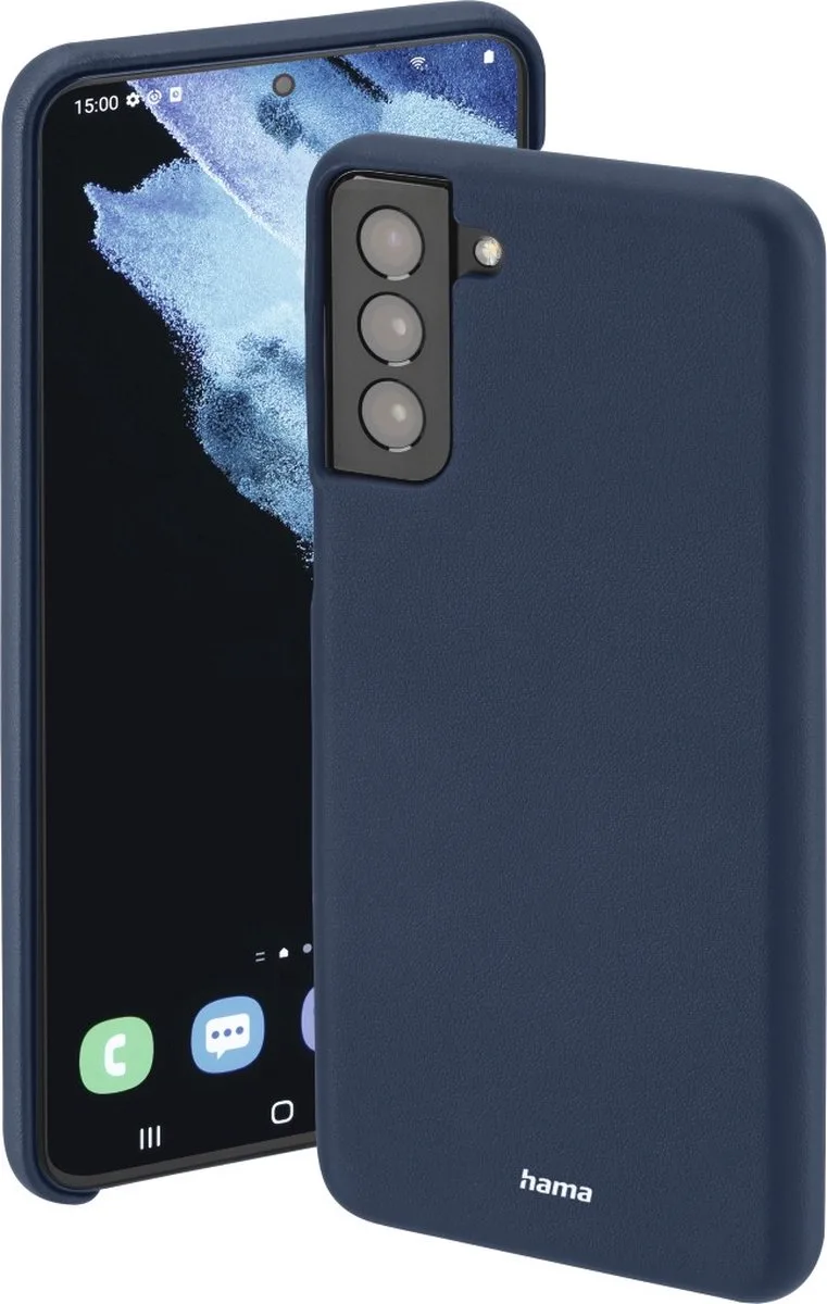Cover Finest Sense Voor Samsung Galaxy S21+ (5G) van Hama in Blauw – productfoto
