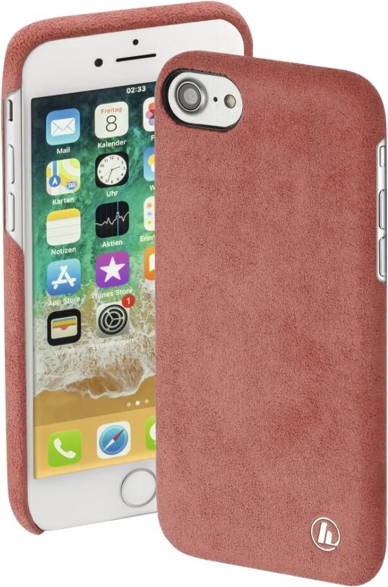 Cover "Sensitive" voor Apple iPhone 6/6s/7/8 by Hama in Coral – product photo