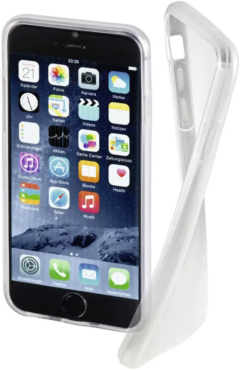Crystal Backcover Apple iPhone 6, iPhone 6S Transparent 177404 de Hama – photo produit