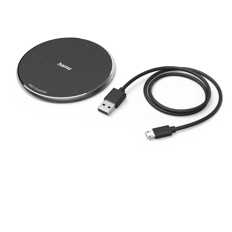 Draadloze oplader QI-FC10, 10W Oplader Zwart by Hama – product photo