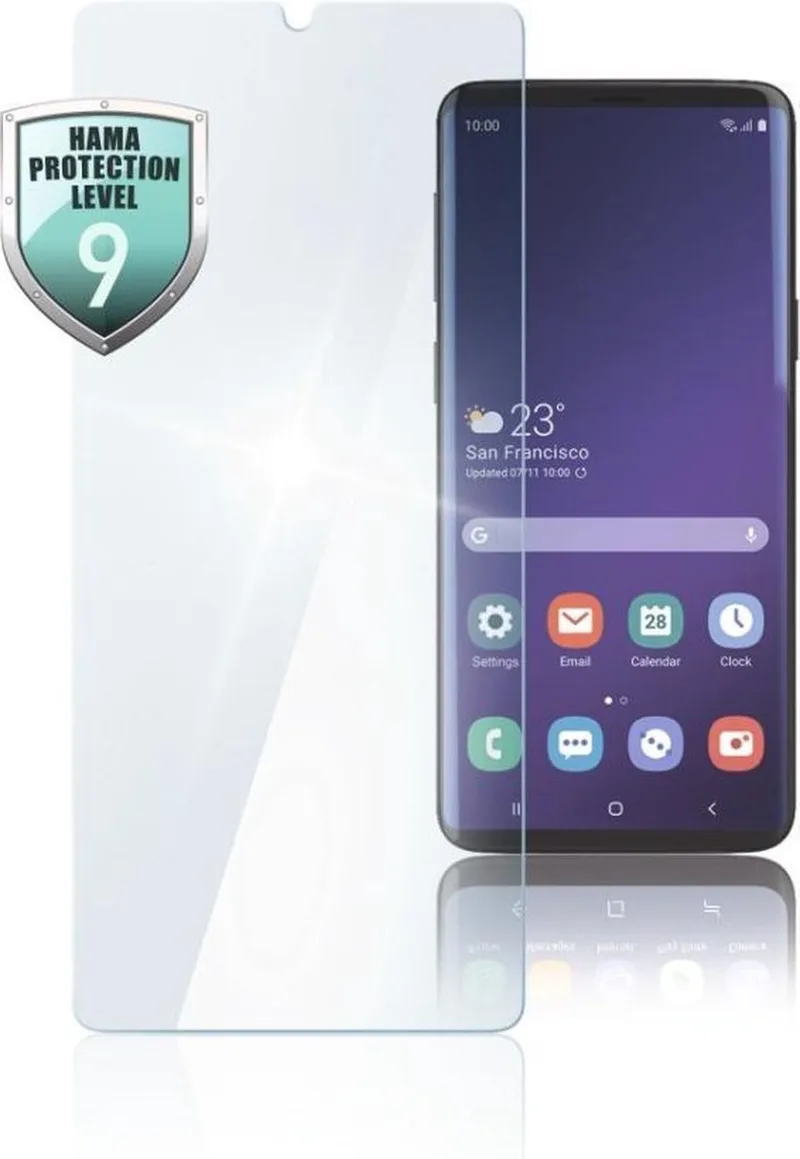 Glazen Displaybescherming Premium Crystal Glass Voor Sam. Galaxy S21 (5G) by Hama in Transparent – product photo