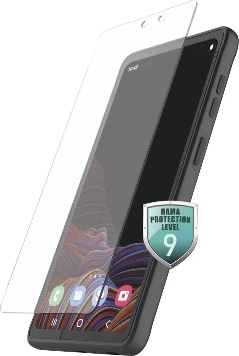 Glazen Displaybescherming Premium Crystal Glass Voor Samsung XCover 5 från Hama i Transparent – produktbild