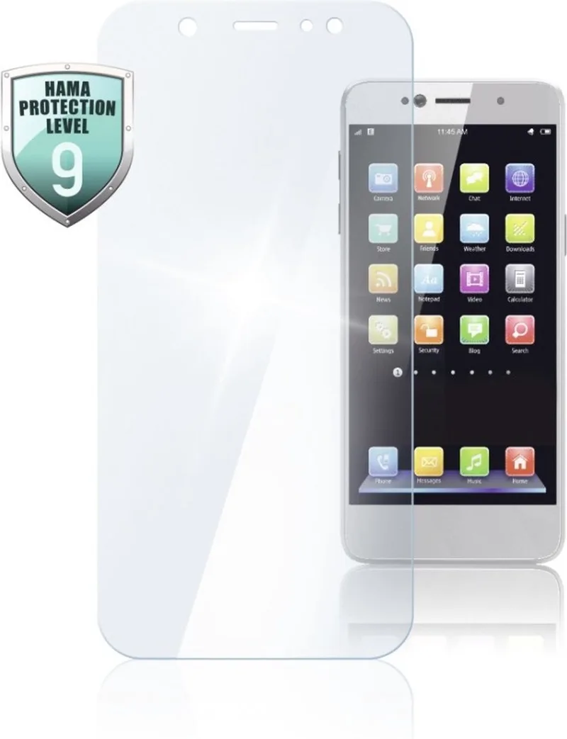 Glazen displaybescherming "Premium Crystal Glass" voor Samsung Galaxy A40 by Hama – product photo