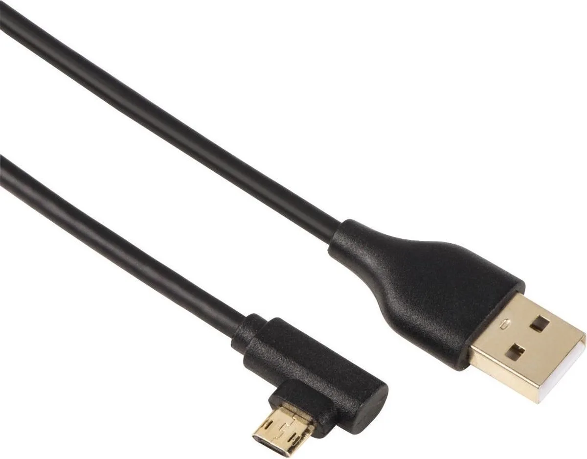 Hama 00054545 USB-kabel 1 m USB 2.0 USB A Micro-USB B by Hama in Black – product photo