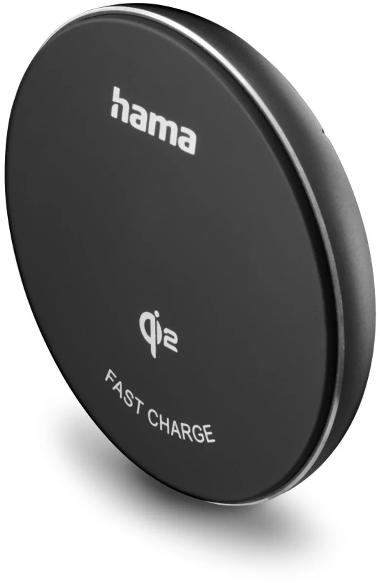 Hama 00201735 oplader voor mobiele apparatuur Smartphone USB Draadloos opladen Snel opladen Binnen från Hama i Svart – produktbild
