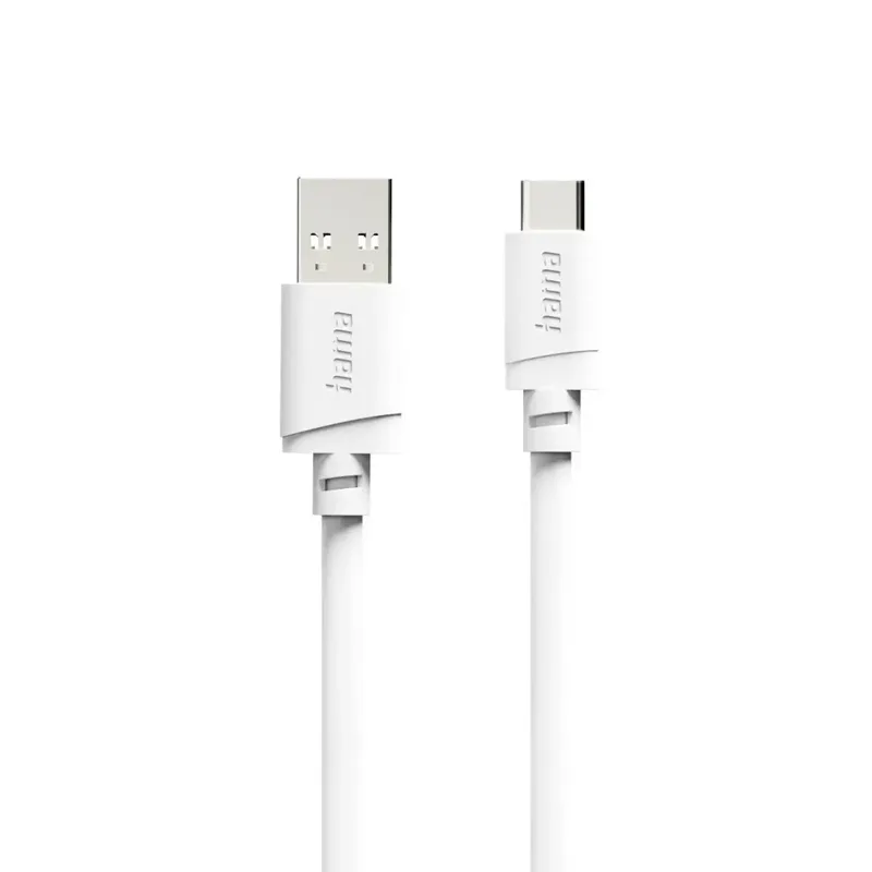 Hama 00201813 USB-laadkabel USB 2.0 USB-A stekker, USB-C stekker 2 m by Hama in White – product photo