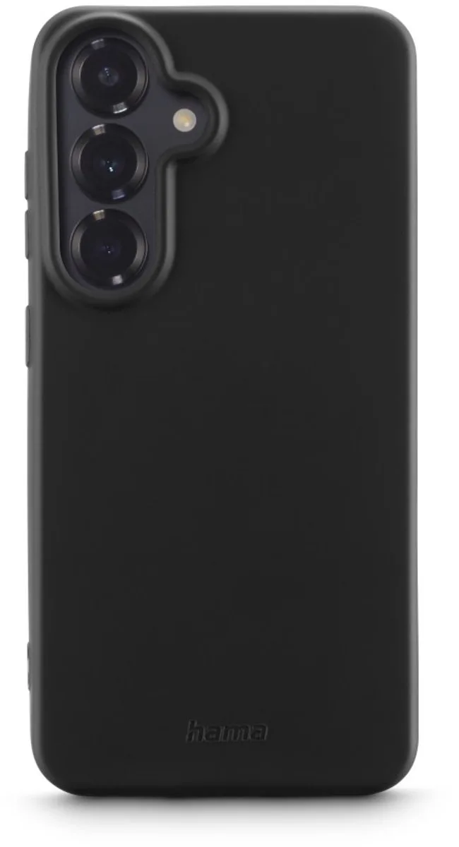 hoesje geschikt voor Galaxy S25 - Fantastic Feel cover van Hama in Zwart – productfoto