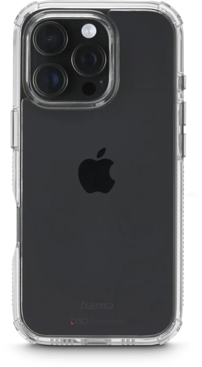 hoesje geschikt voor Iphone 16 Pro - Extreme Protect cover de Hama en Transparent – photo produit