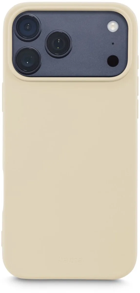 hoesje geschikt voor Iphone 17 Pro Max - Fantastic Feel cover by Hama in Beige – product photo