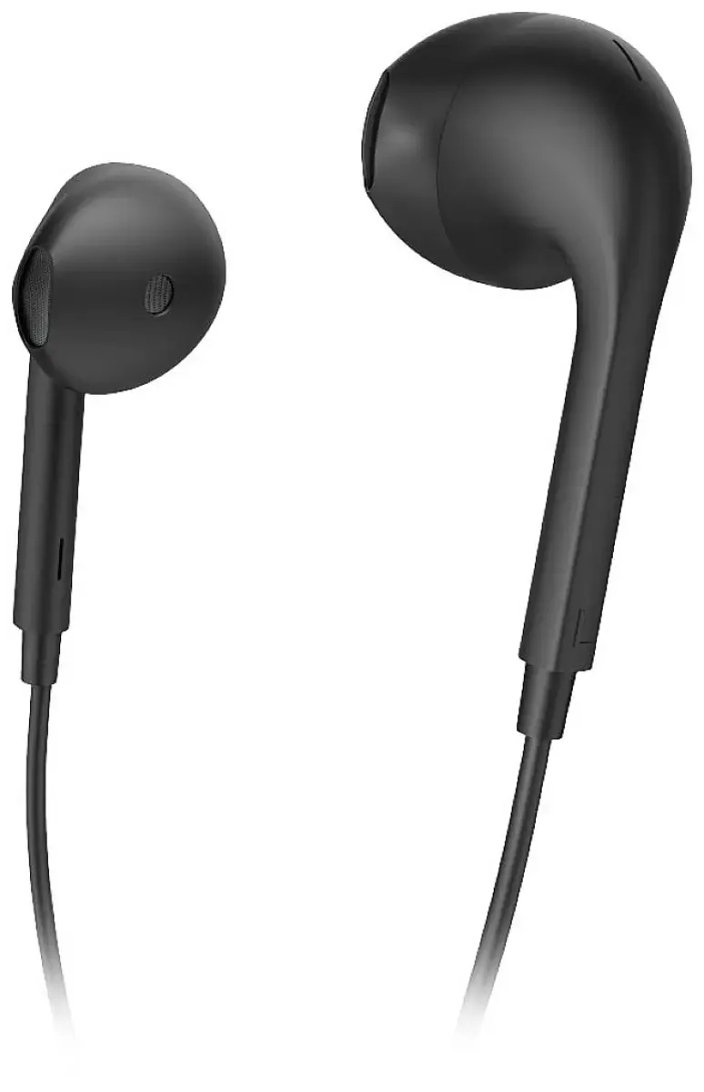 In Ear oordopjes Kabel Stereo Volumeregeling HiFi von Hama in Schwarz – Produktfoto