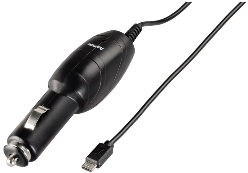 Navi Micro-USB lader 12V by Hama in Black – product photo