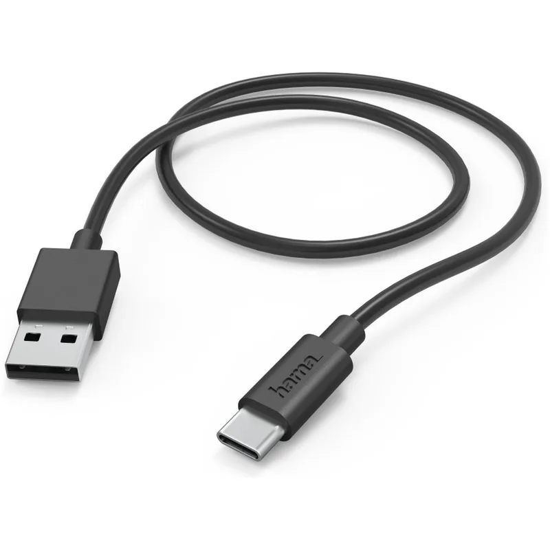 Oplaadkabel USB-A naar USB-C, 1 meter Telefonie accessoire Zwart by Hama – product photo