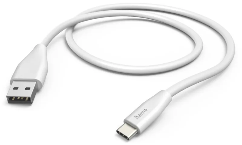 Oplaadkabel USB-A - USB-C 1,5 M från Hama i Vit – produktbild