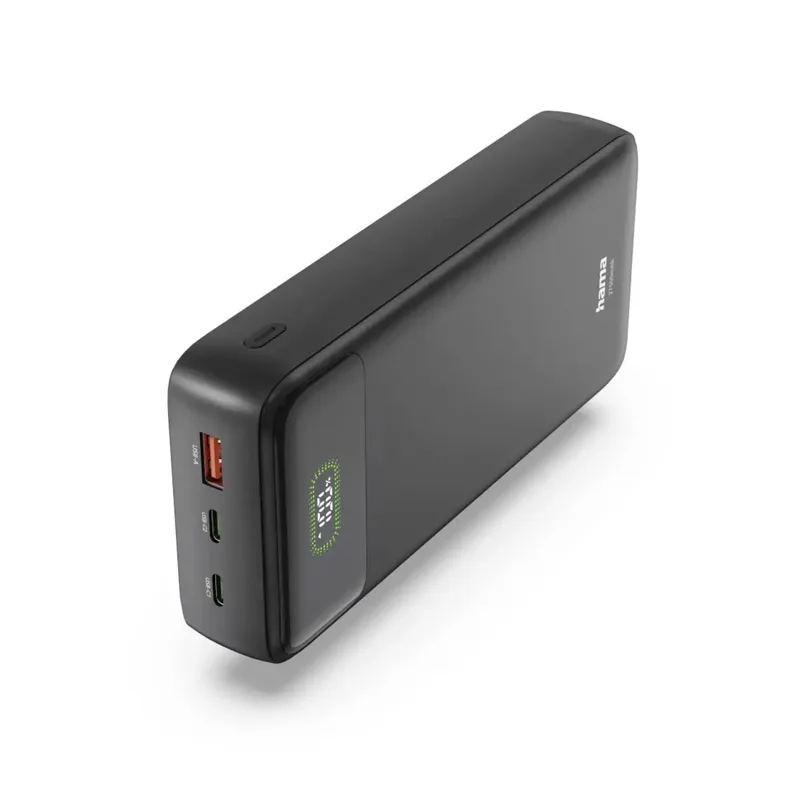 Powerbank 27000 mAh Quick Charge 3.0 LiPo Statusweergave de Hama en Anthracite – photo produit