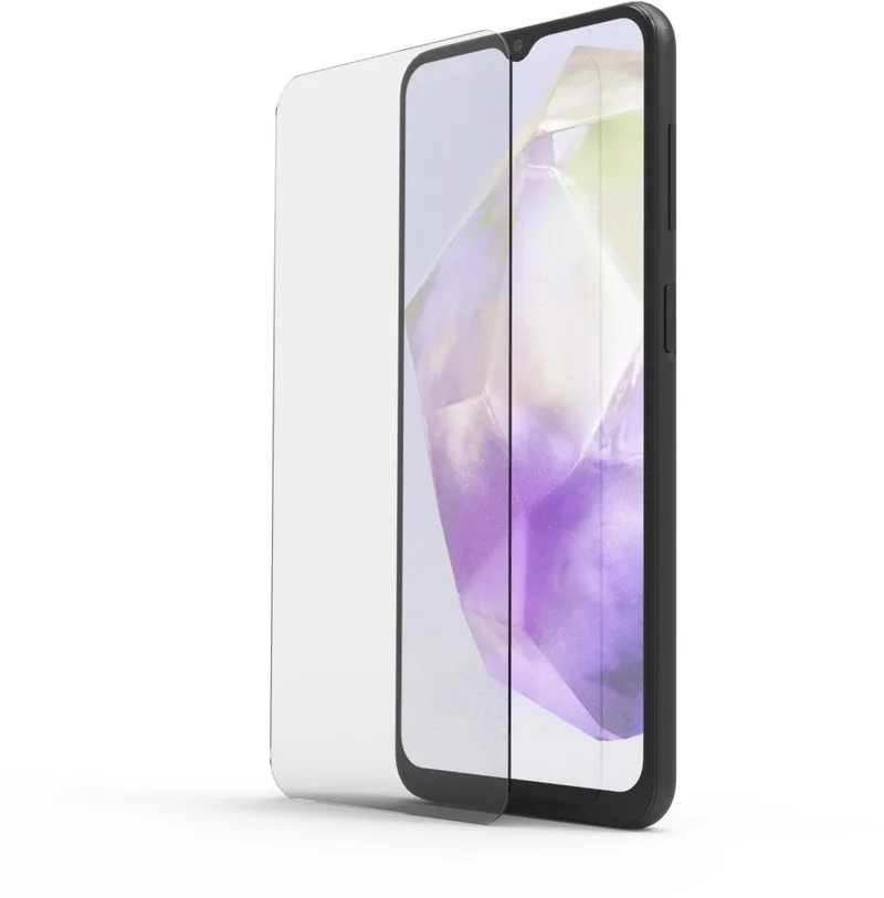 screenprotector geschikt voor Galaxy A35 - Clear protect - Met montagehulp van Hama – productfoto