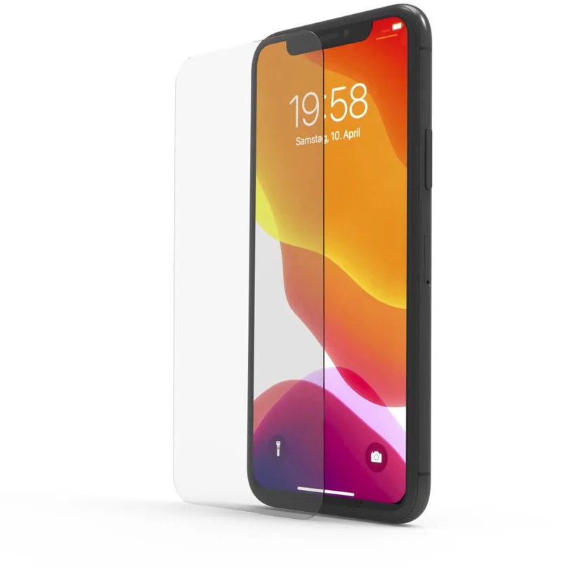 screenprotector geschikt voor Iphone 11 - Clear protect - Met montagehulp van Hama – productfoto