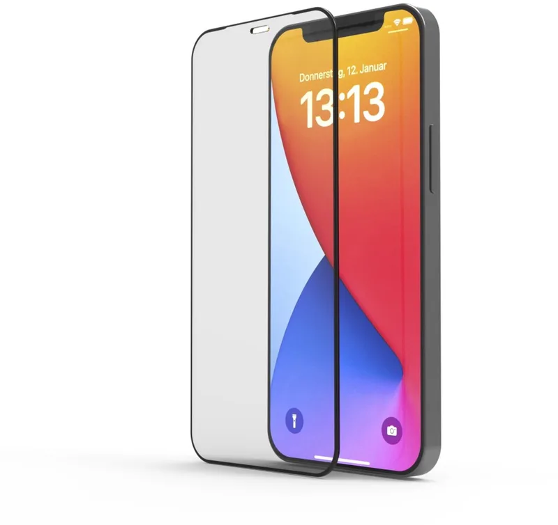 screenprotector geschikt voor Iphone 12 / 12 Pro - Extreme pro - Met montagehulp van Hama – productfoto