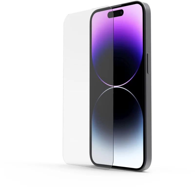 screenprotector geschikt voor Iphone 14 Pro - Clear protect - Met montagehulp van Hama – productfoto