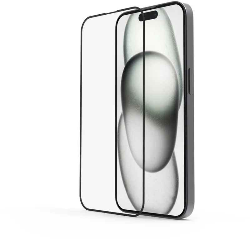 screenprotector geschikt voor Iphone 15 Pro - Extreme pro - Met montagehulp van Hama – productfoto