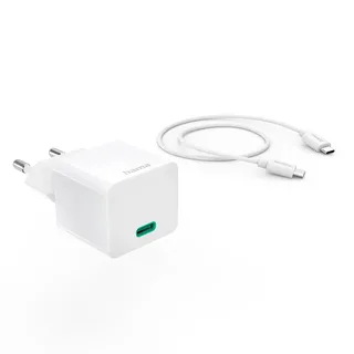 Snellader met oplaadkabel USB-C mini-oplader PD 20 W 1 m Oplader Wit by Hama – product photo 2 of 6