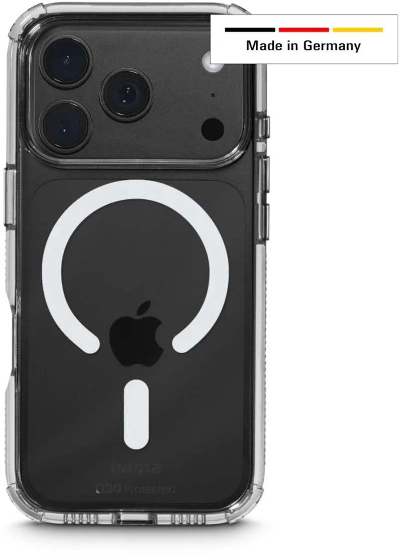 Telefoonhoesje - Extreme Protect - Apple iPhone 17 Pro/18 Pro - magnetisch van Hama in Transparant – productfoto