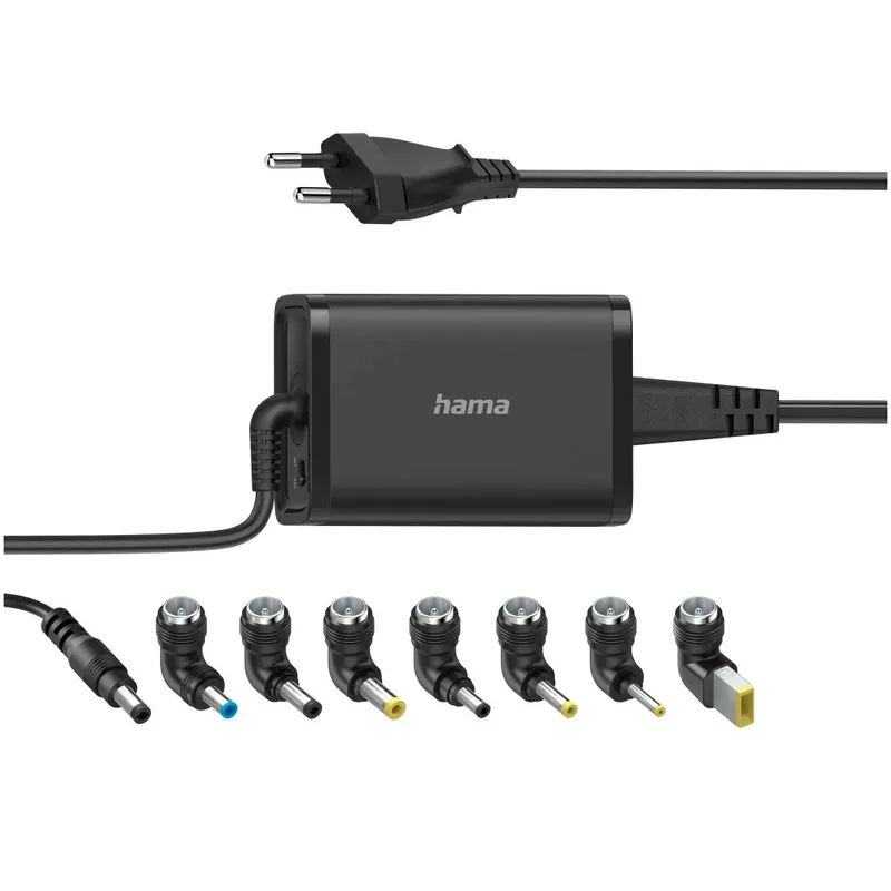 UNIVERSELE NOTEBOOK-NETADAPTER, 15-19V/45W Voeding Zwart by Hama – product photo 1 of 2