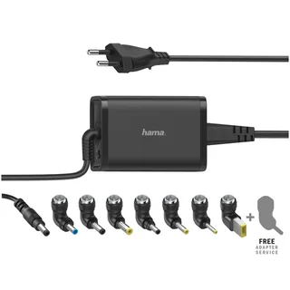 UNIVERSELE NOTEBOOK-NETADAPTER, 15-19V/65W Voeding Zwart by Hama – product photo 1 of 2