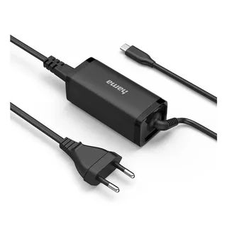 Universele USB-C-notebook-netadapter GaN Power Delivery (PD) 5-20V/65W Oplader Zwart by Hama – product photo 2 of 5